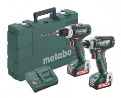 Metabo BS 12 Drill/Driver+ SSD 12 Impact Driver, 2 x 12V 2.0Ah, SC30, Carry Case was £184.95 £149.95